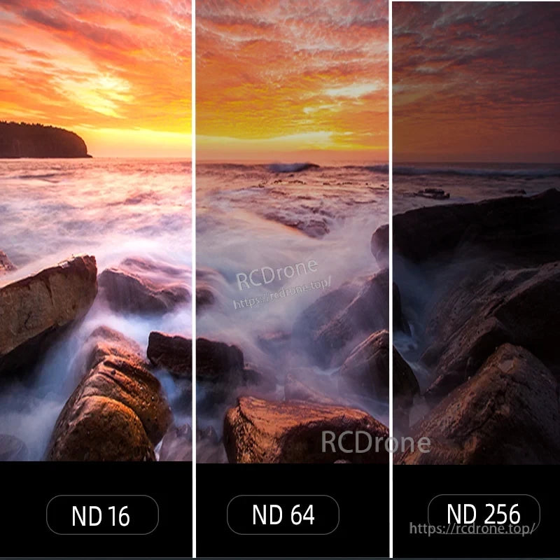 Lens Filter for DJI Mini 3 Pro with various neutral density and gradient filters, weighing only 0.7g.