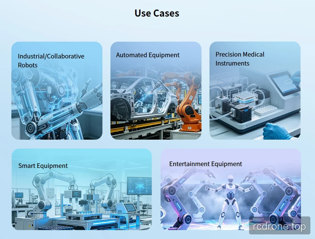 HT52 robotic and equipment application graphic