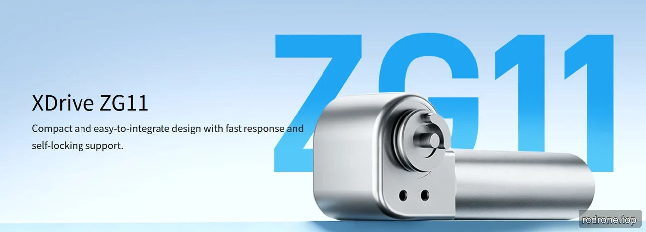 Rotary actuator product graphic labeled ZG11
