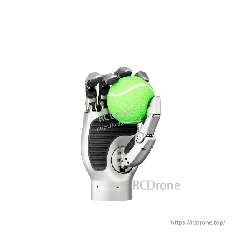 LINKERBOT Linker Hand L10 Robot Hand, LINKBOT robotic hand gripping tennis ball, 10 DoF, 80N grip
