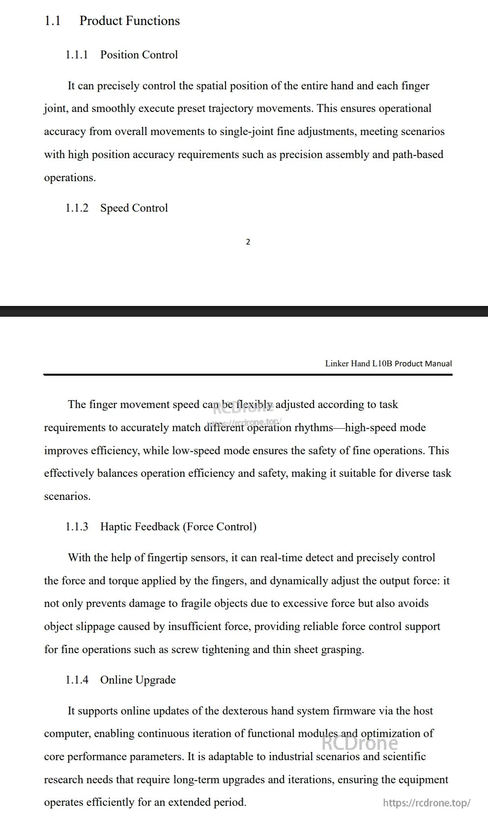 LINKERBOT Linker Hand L10 Robot Hand, Linker Hand L10B provides precise control, haptic feedback, and firmware updates for accurate, safe, adaptable industrial and research use.