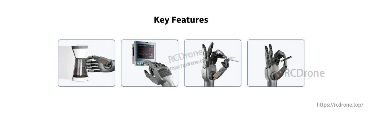 LINKERBOT Linker Hand L30 Robot Hand, A fast opening and closing time of 0.2 seconds allows for quick and responsive operation.
