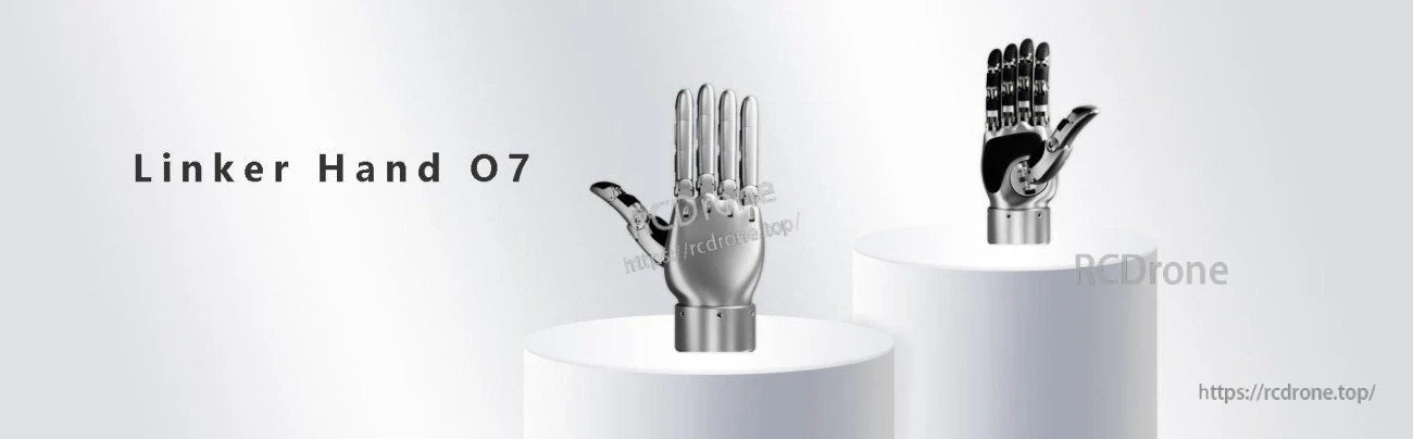 LINKERBOT Linker Hand O7 Robot Hand, The device uses a worm gear transmission with CAN/RS485 control for precise positioning with repeatable accuracy to ±0.2mm.