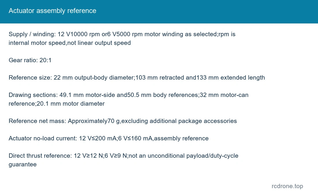 Actuator assembly reference