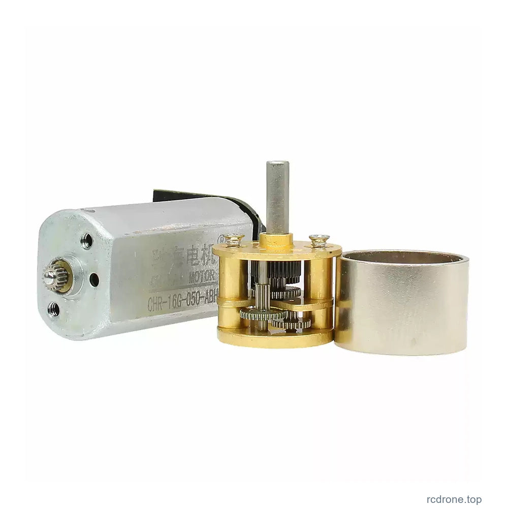 Metal reduction gears construction reference;assembled motor supplied
