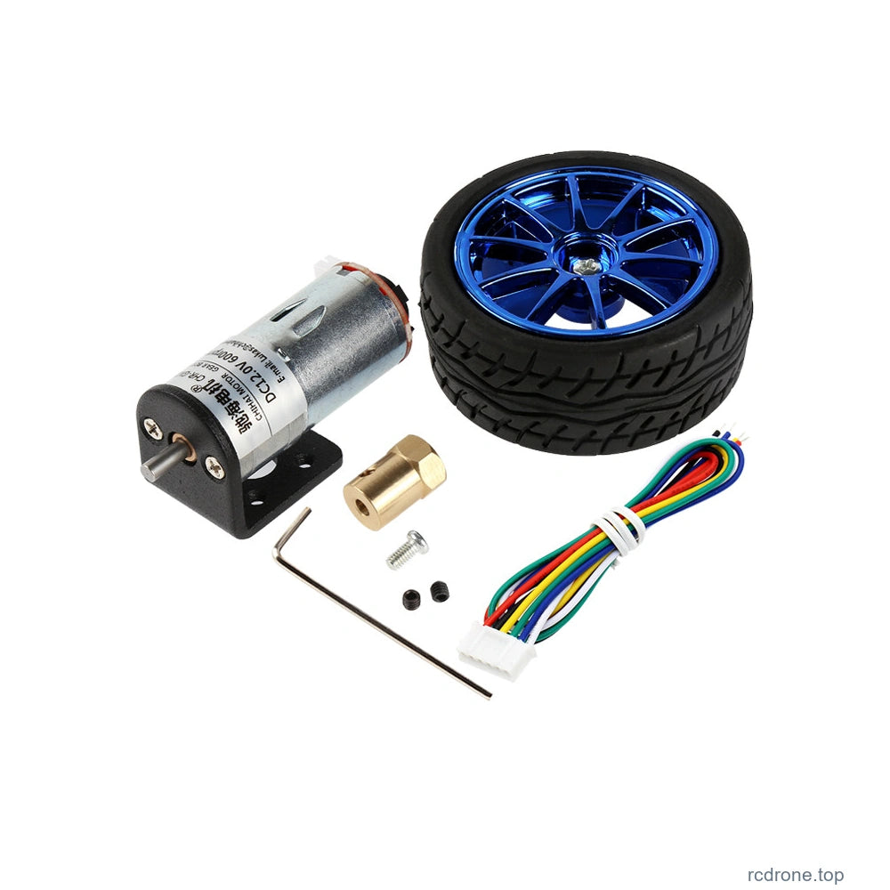 Blue road-tread65mm motor wheel kit