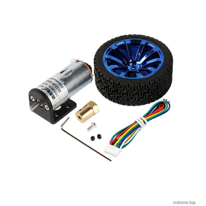Blue high-grip65mm motor wheel kit