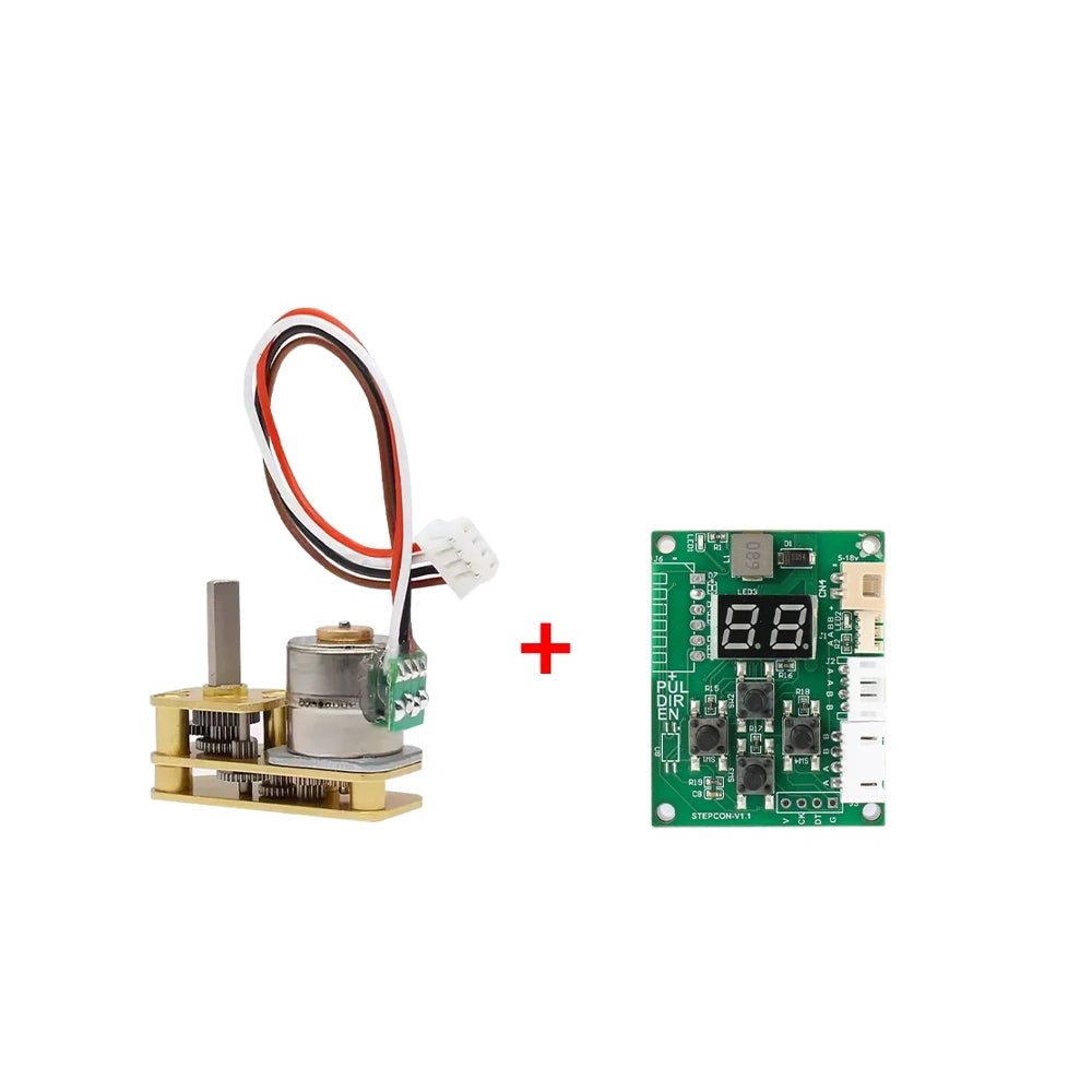 Motor + Driver Board actual GM1024-10BY D-shaft package