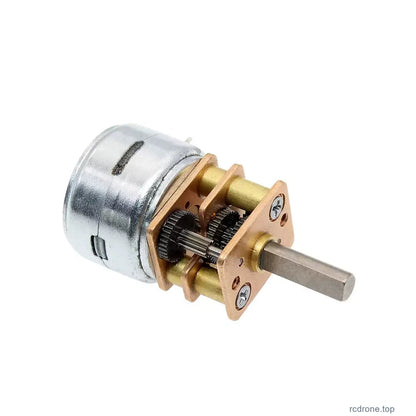GM12-15BY D-shaft and metal gearbox physical view