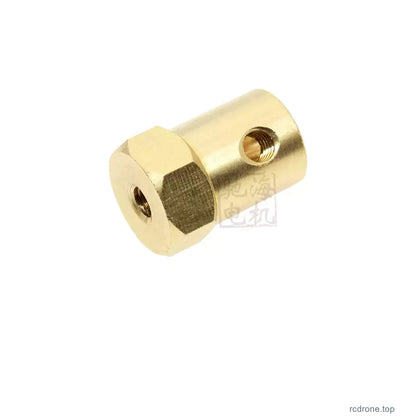 Brass hex coupling physical standard-length view