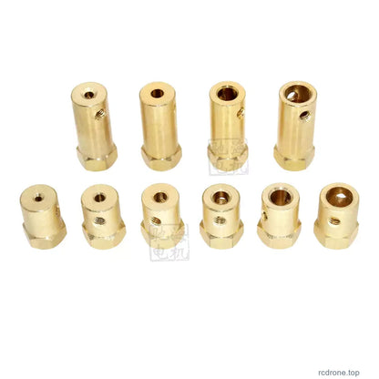 Brass hex coupling physical available-size view