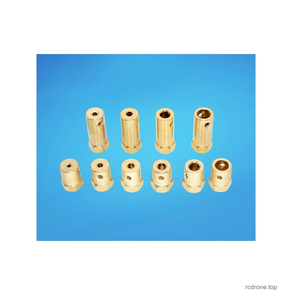 Rigid brass hex adapter physical detail 9
