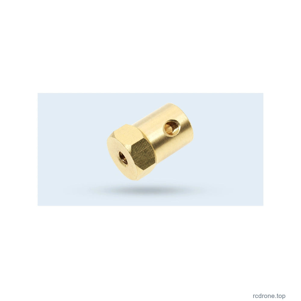 Rigid brass hex adapter physical detail 7