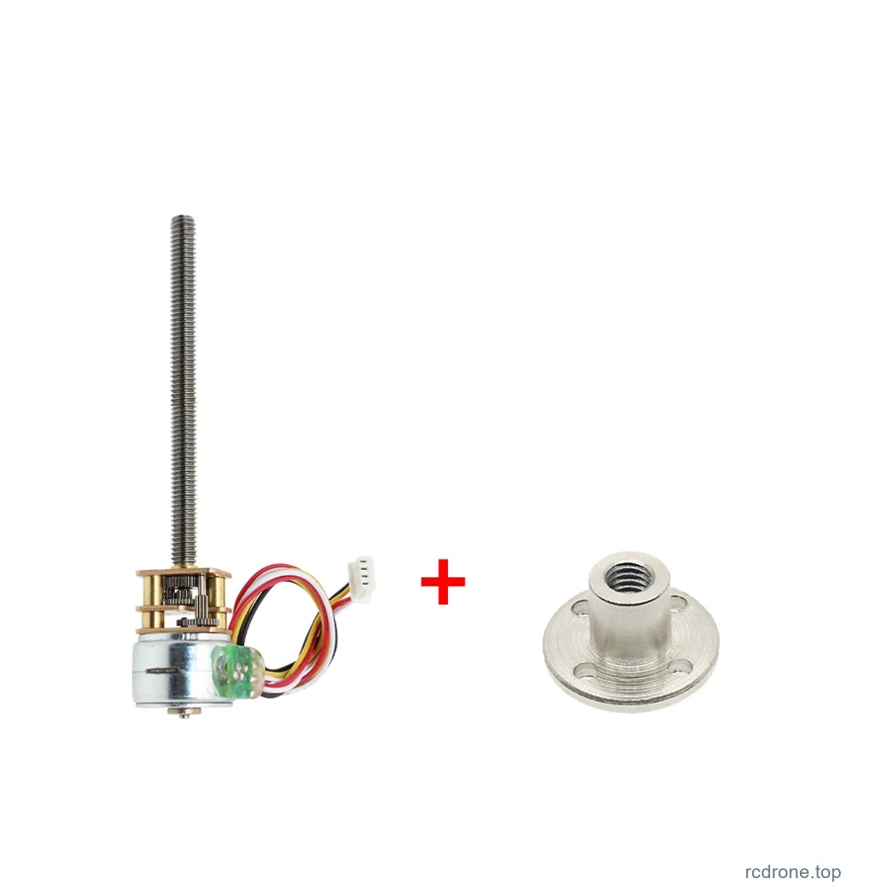 Motor with flange nut