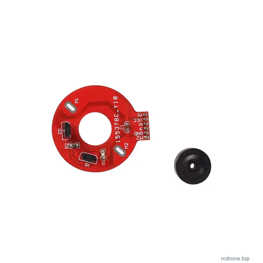 CHIHAI 370 magnetic Hall encoder board and matching disc, front product view