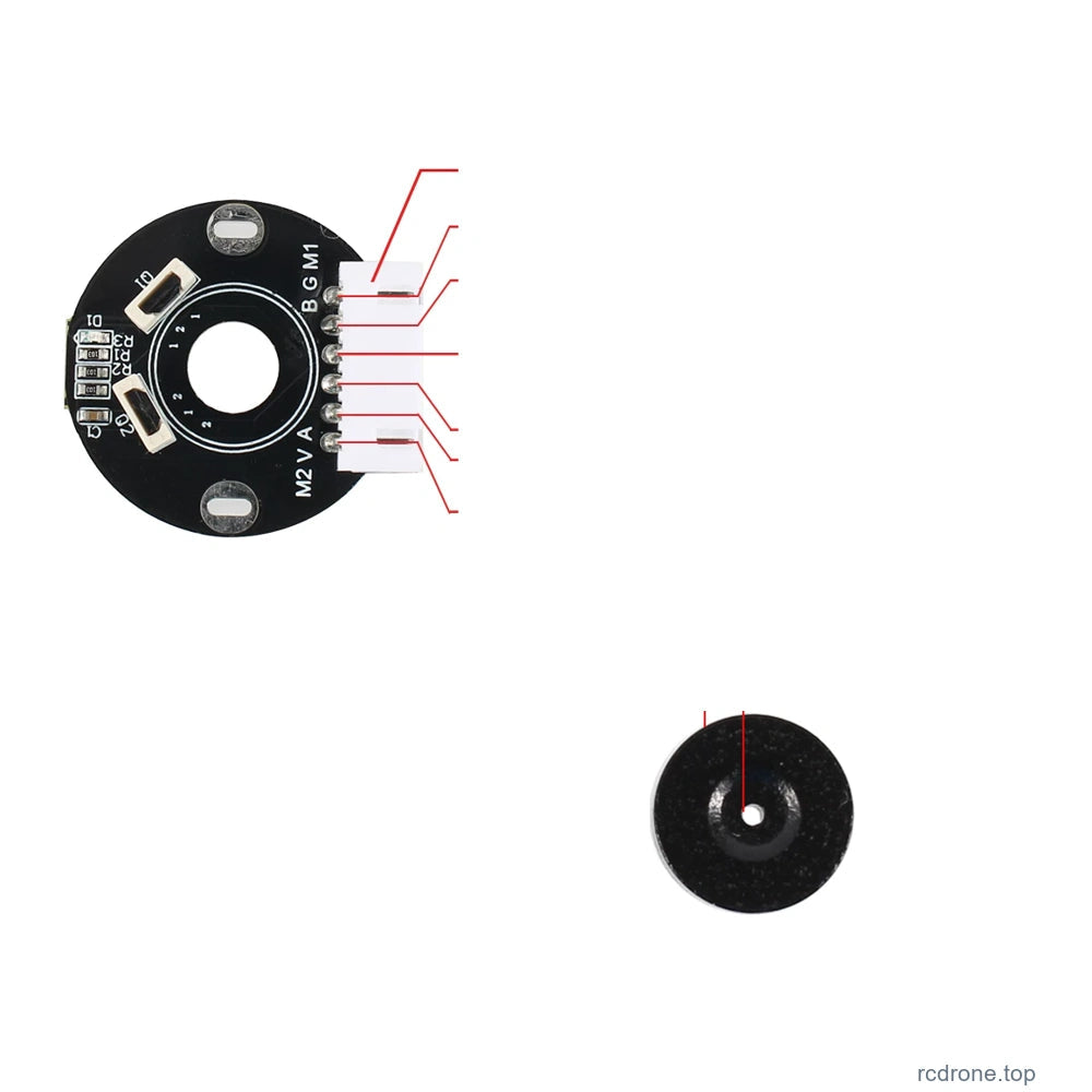 Encoder board and matching magnet: 520 / 13 PPR / XH2.54 / No separate lead