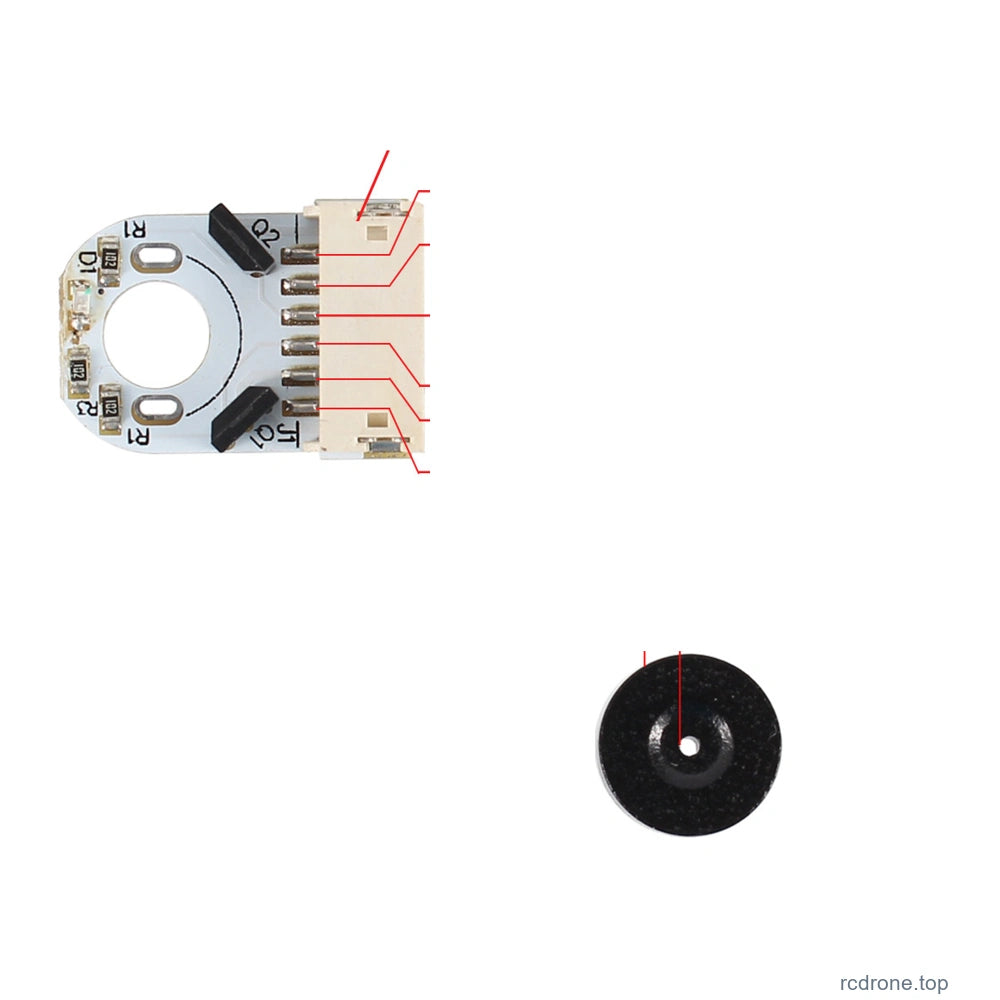Encoder board and matching magnet: N20 / 7 PPR / ZH1.5 / No separate lead