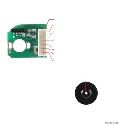 Encoder board and matching magnet: N20 / 7 PPR / ZH1.5 / No separate lead / Side Solder