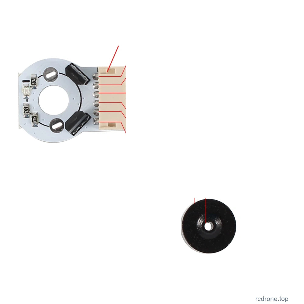Encoder board and matching magnet: 030 / 7 PPR / ZH1.5 / No separate lead