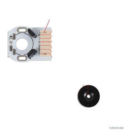 Encoder board and matching magnet: 050 / 7 PPR / ZH1.5 / No separate lead