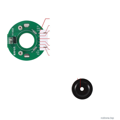 Encoder board and matching magnet: 545/555 / 17 PPR / XH2.54 / No separate lead
