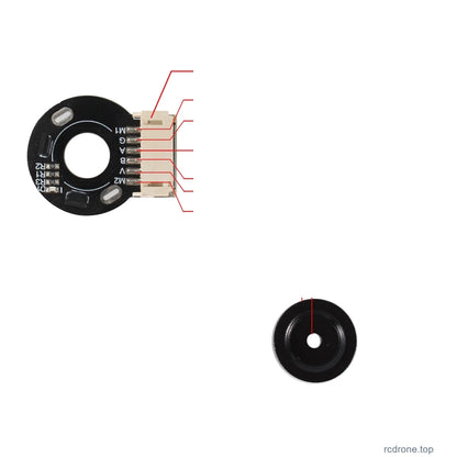 Encoder board and matching magnet: 260/280 / 13 PPR / PH2.0 / No separate lead