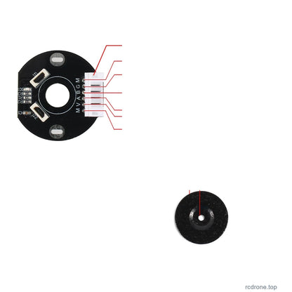 Encoder board and matching magnet: 520 / 11 PPR / PH2.0 / No separate lead