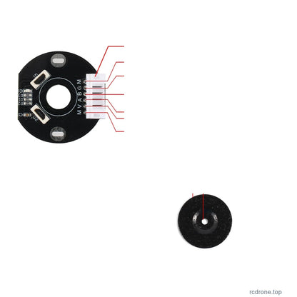 Encoder board and matching magnet: 520 / 13 PPR / PH2.0 / No separate lead