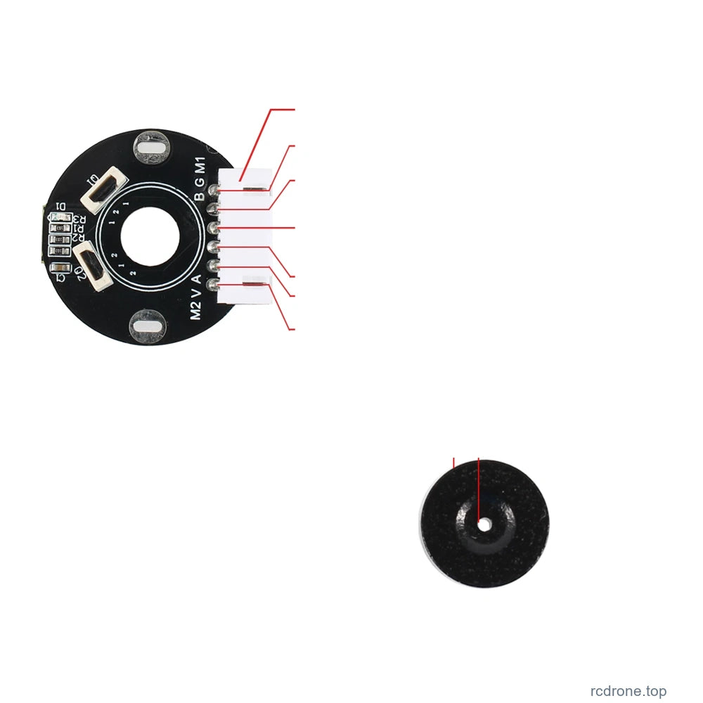 Encoder board and matching magnet: 520 / 11 PPR / XH2.54 / No separate lead