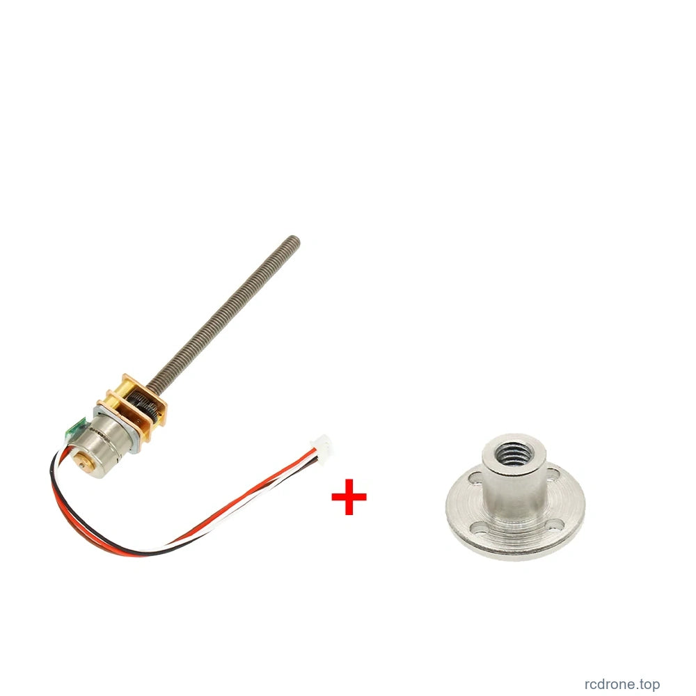 Motor with flange nut