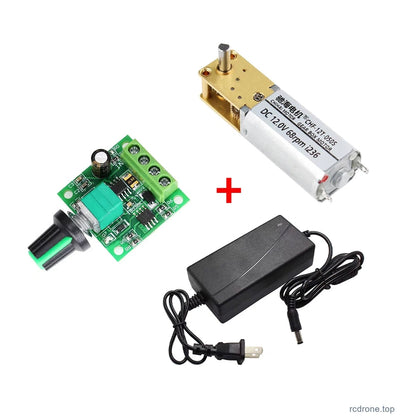 Motor + Mini PWM Controller + Power Supply;one selected motor