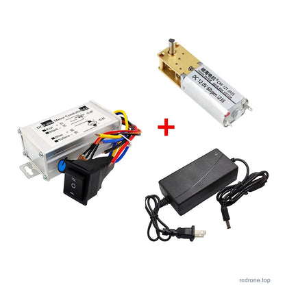 Motor + Reversing Controller + Power Supply;one selected motor