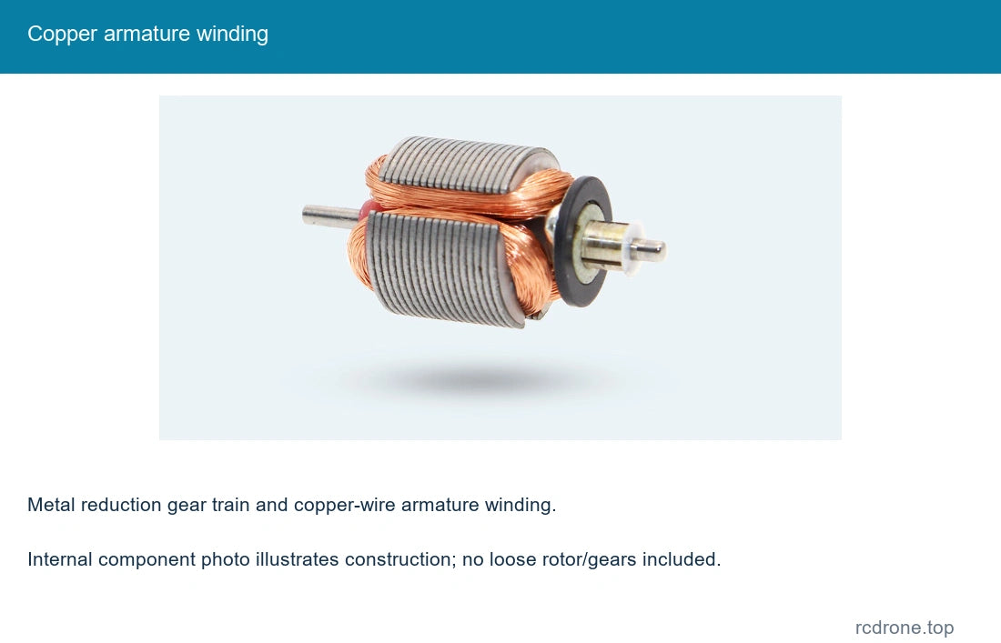 Copper armature winding