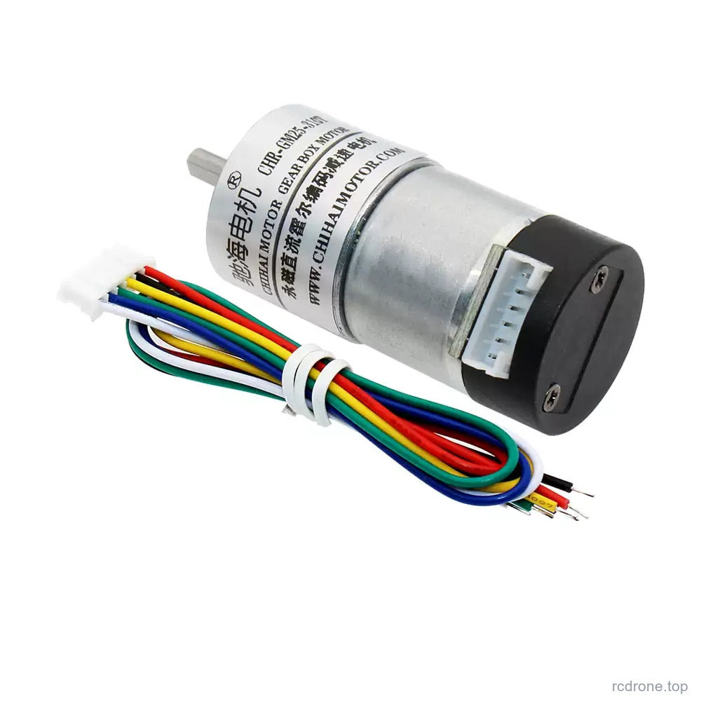 Rear encoder cover and six-wire lead