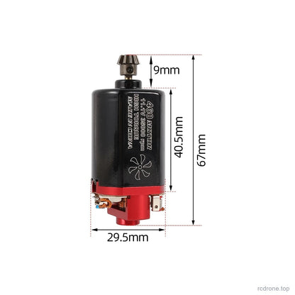 06 S460 Cyclone / High Torque motor and shaft dimensions