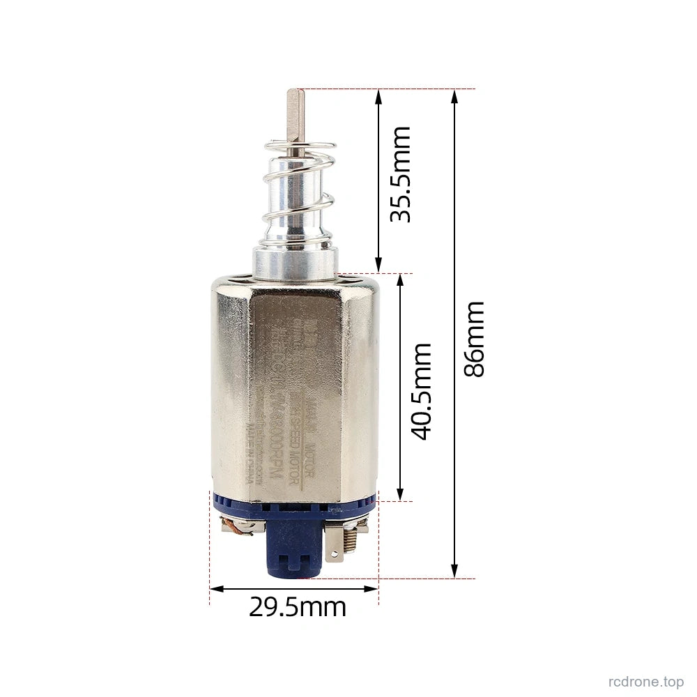 13 Blue / Bonded Rare Earth / J9 motor and shaft dimensions