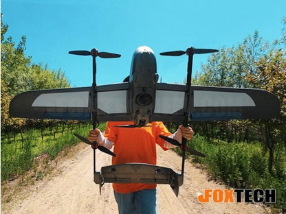 Foxtech Loong 170 VTOL - 15KM 2KG Payload 100 Minutes 1700mm Wingspan Airplane