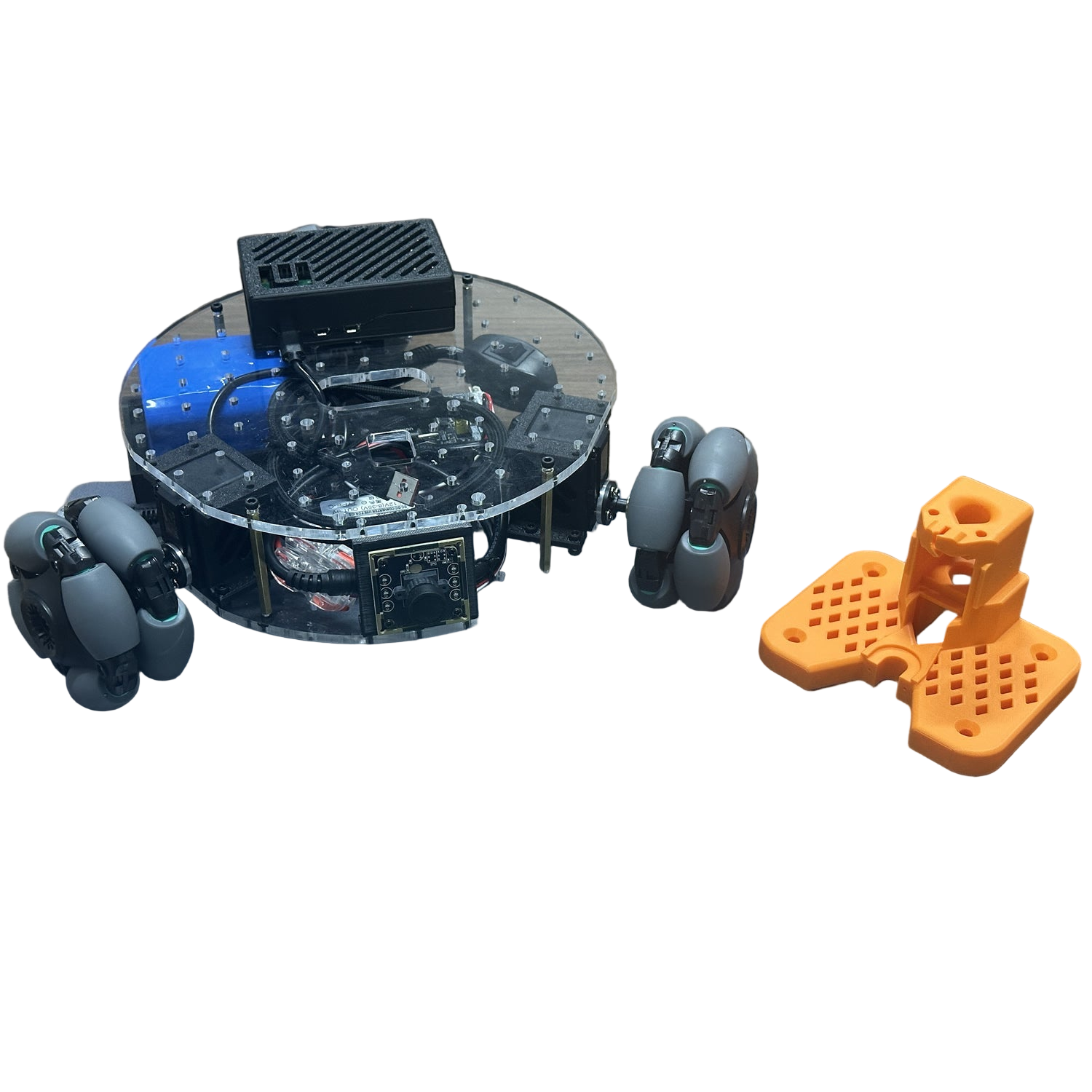 WowRobo LeKiwi Mobile Robot - Open-Source Omnidirectional drive, 2MP Camera, 12V 5600mAh Battery