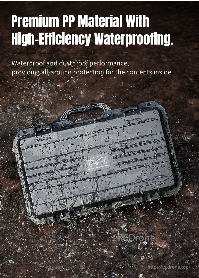 Mavic 4 Drone Case, Premium PP Waterproof Case for Mavic 4 Pro Drone