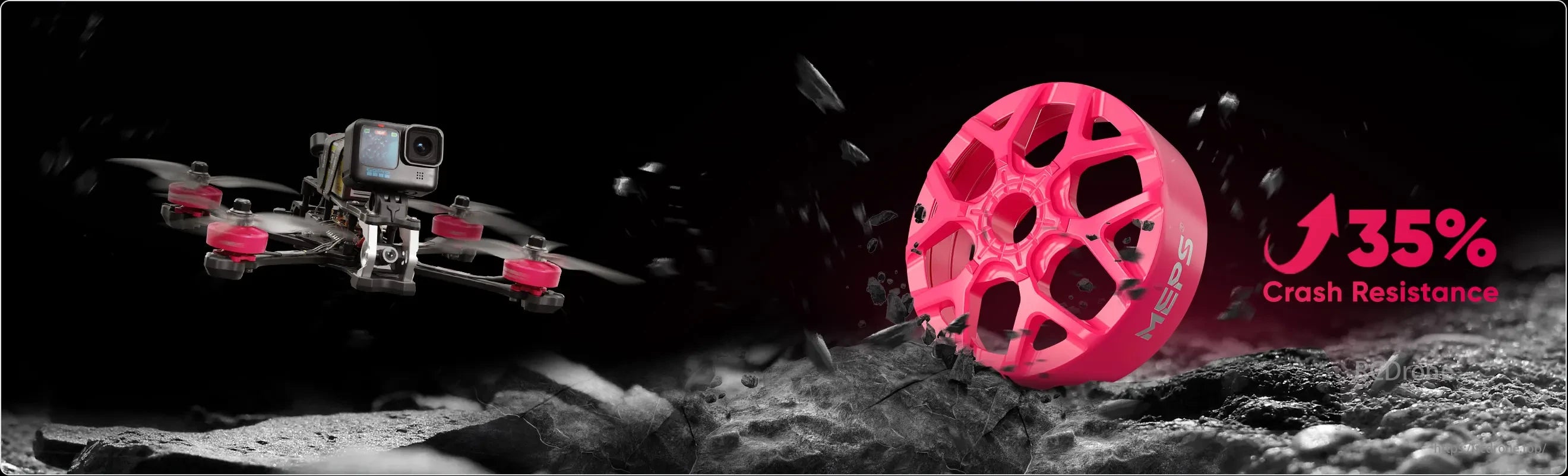 Meps Neon 2207 Brushless Motor, The NEON 2207 motor is ideal for racing or aggressive freestyle flying with a high thrust-to-weight ratio.