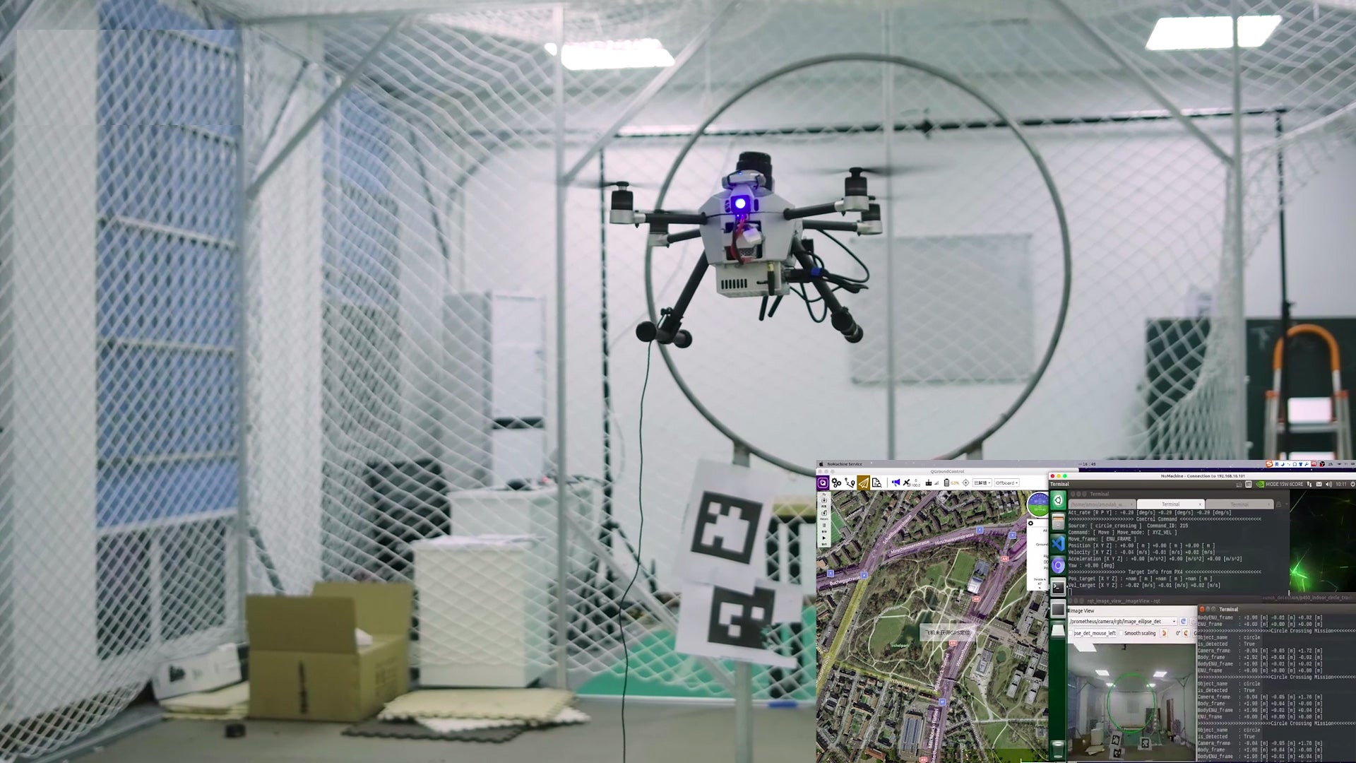 The Prometheus P450 drone kit enables scientific research, teaching, and development of drone applications with open source AI and computer vision.