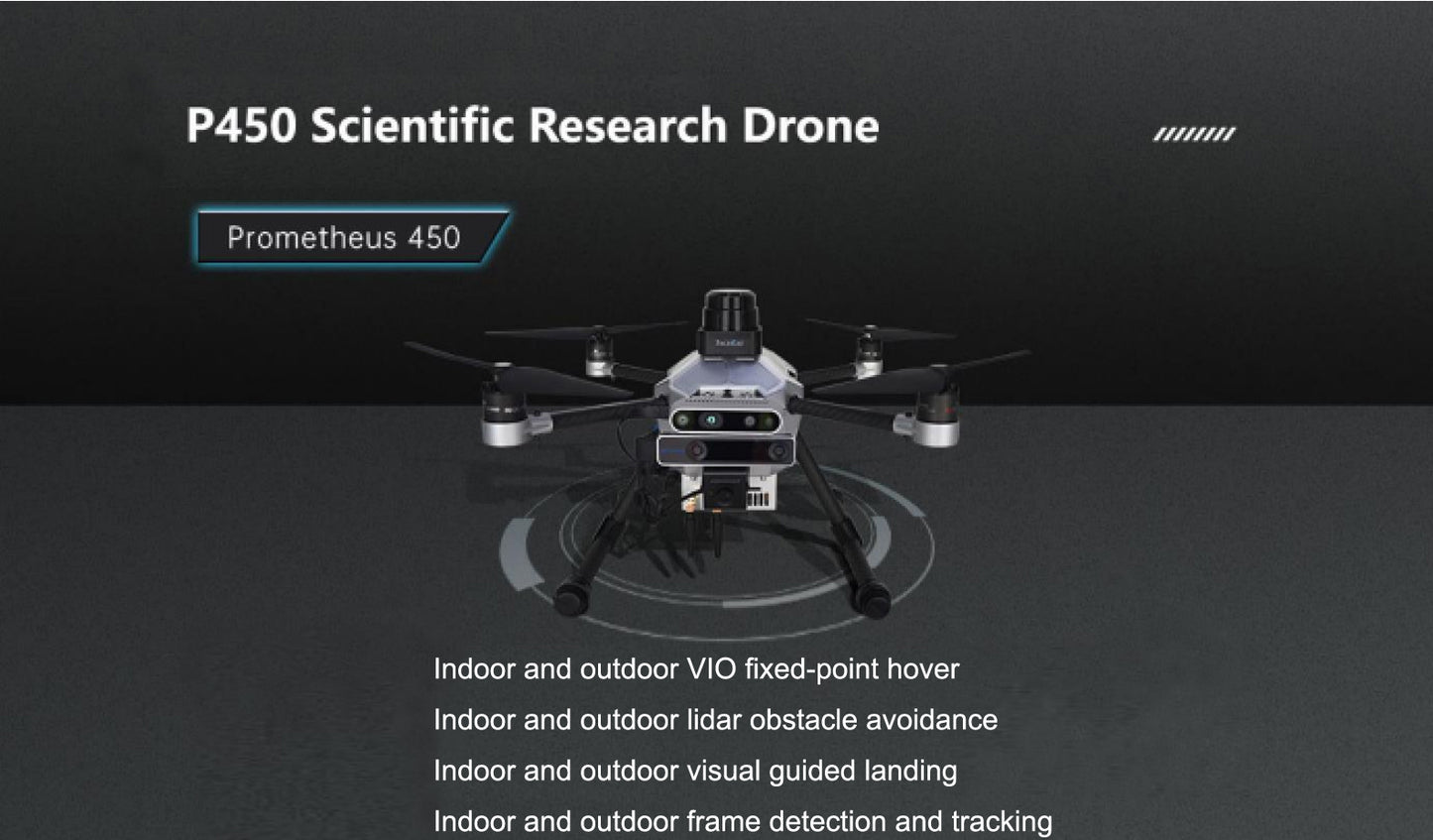 Open-source AI-powered drone kit for research and teaching, featuring VIO, lidar, and visual guided landing capabilities.