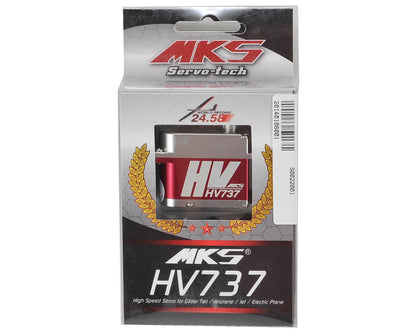 MKS Servos HV737 Titanium Gear High Speed Servo w/Aluminum Case (High Voltage)