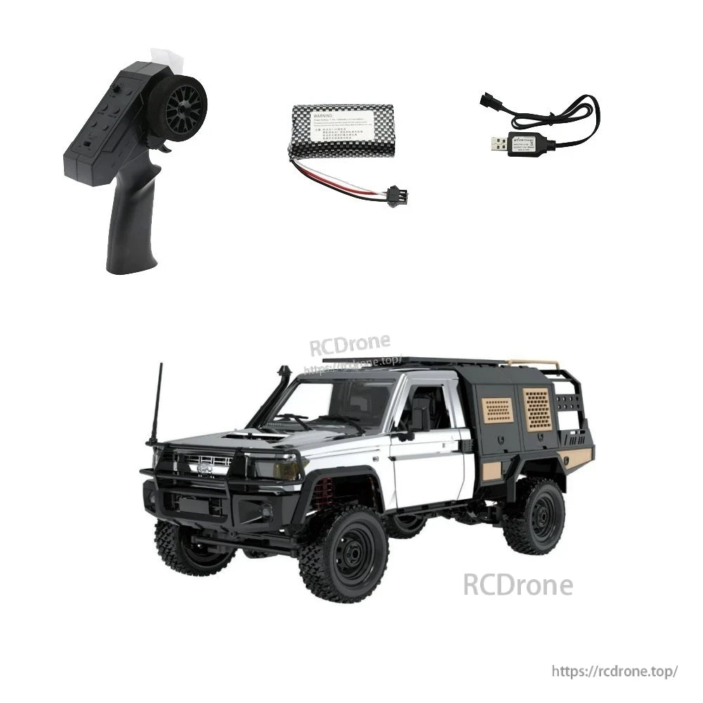 Mn82s Supertourer RC Pickup, Powered by a 7.4V 1200mAh lithium battery and a 280 strong magnetic motor for off-road adventures.