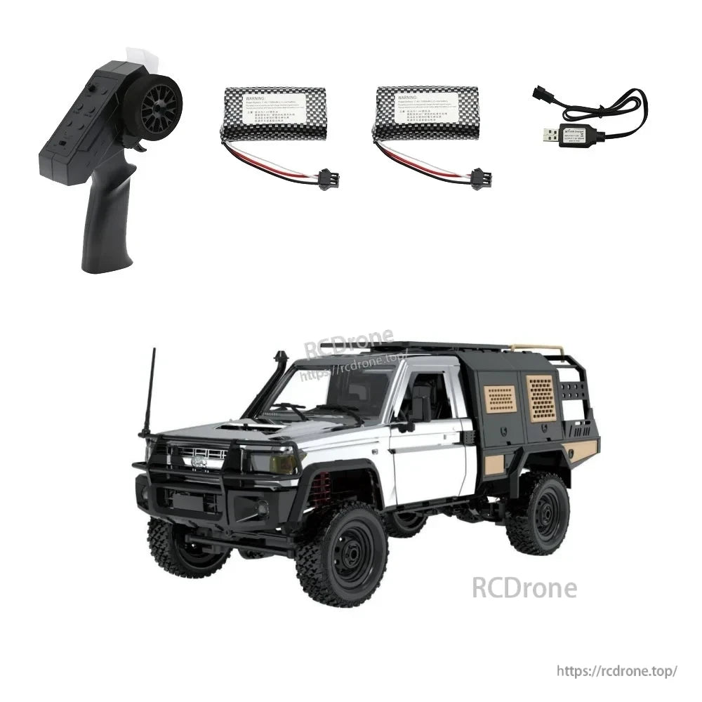 Mn82s Supertourer RC Pickup, The DIY Rear Compartment features a modular design for easy removal and customization.