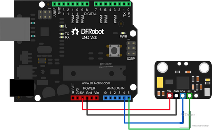 SEN0142 MPU6050 6 DOF Gyroscope Accelerometer IMU Module with I2C Digital Motion Processor for Arduino & Robotics