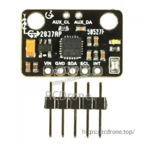 MPU6050 is a 6-axis gyroscope and accelerometer module for Arduino robotics, using I2C communication.