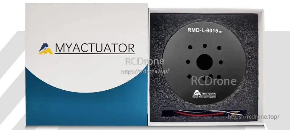 The MyActuator RMD-L-9015 is a 24V, 5N·m BLDC servo motor designed for robotics and automation applications.
