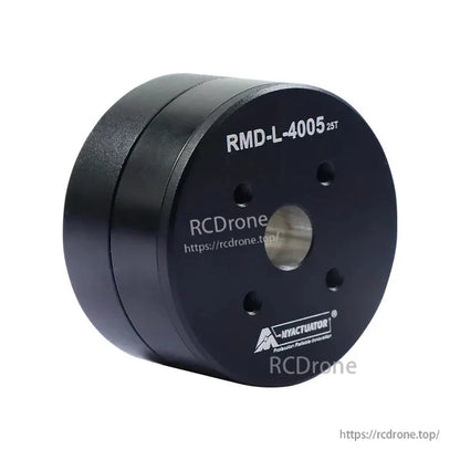 The MyActuator RMD-L-4005 is a 12V-24V brushless DC servo motor with a 18-bit encoder, ideal for gimbals, drones, and robotics.