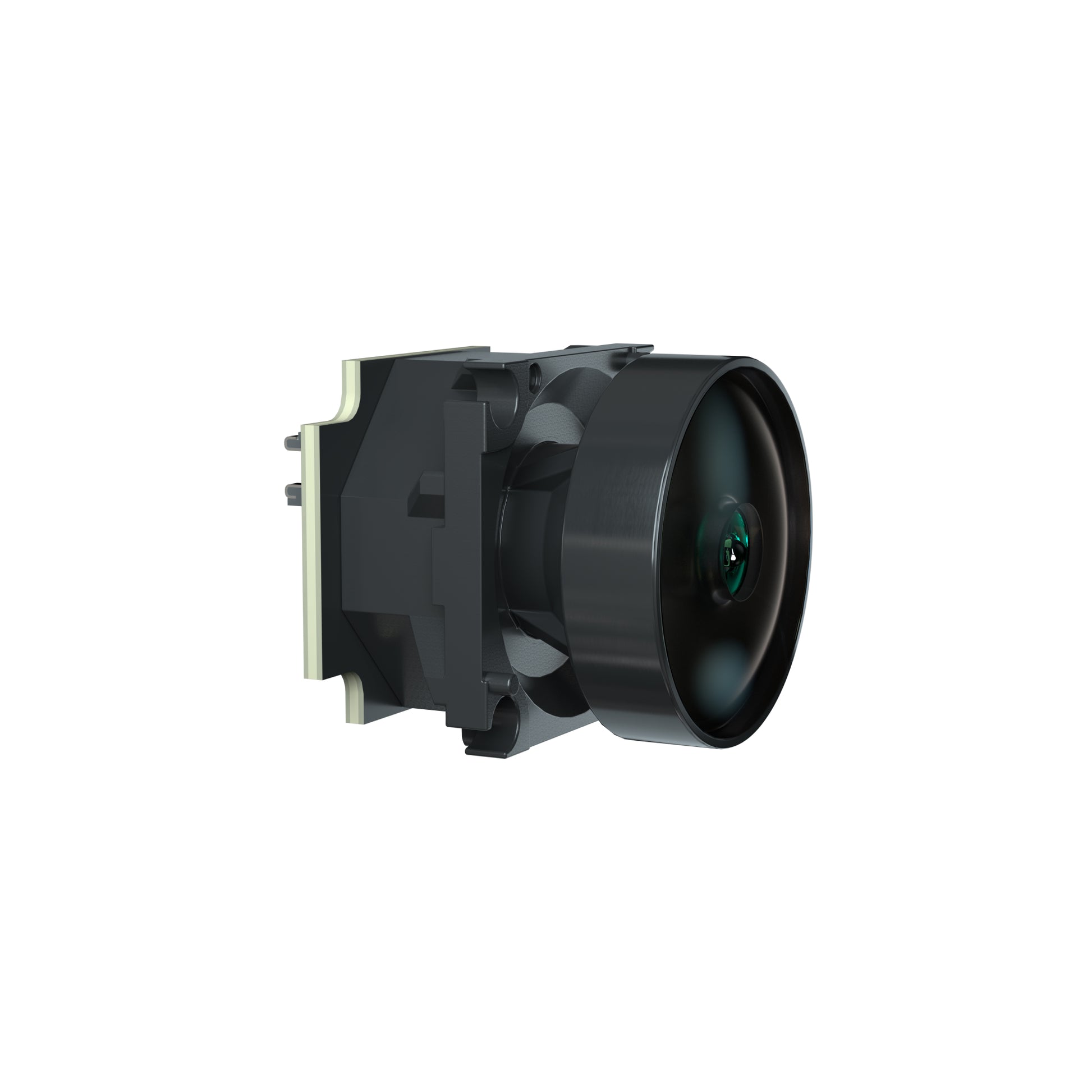 Flywoo Naked O3 camera lens module with black housing and wide front glass element